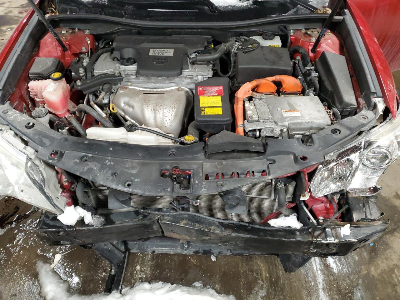 2014 Toyota Camry VIN 4T1BD1FK1EU134264 Copart auction photo, front end damage thumbnail 11