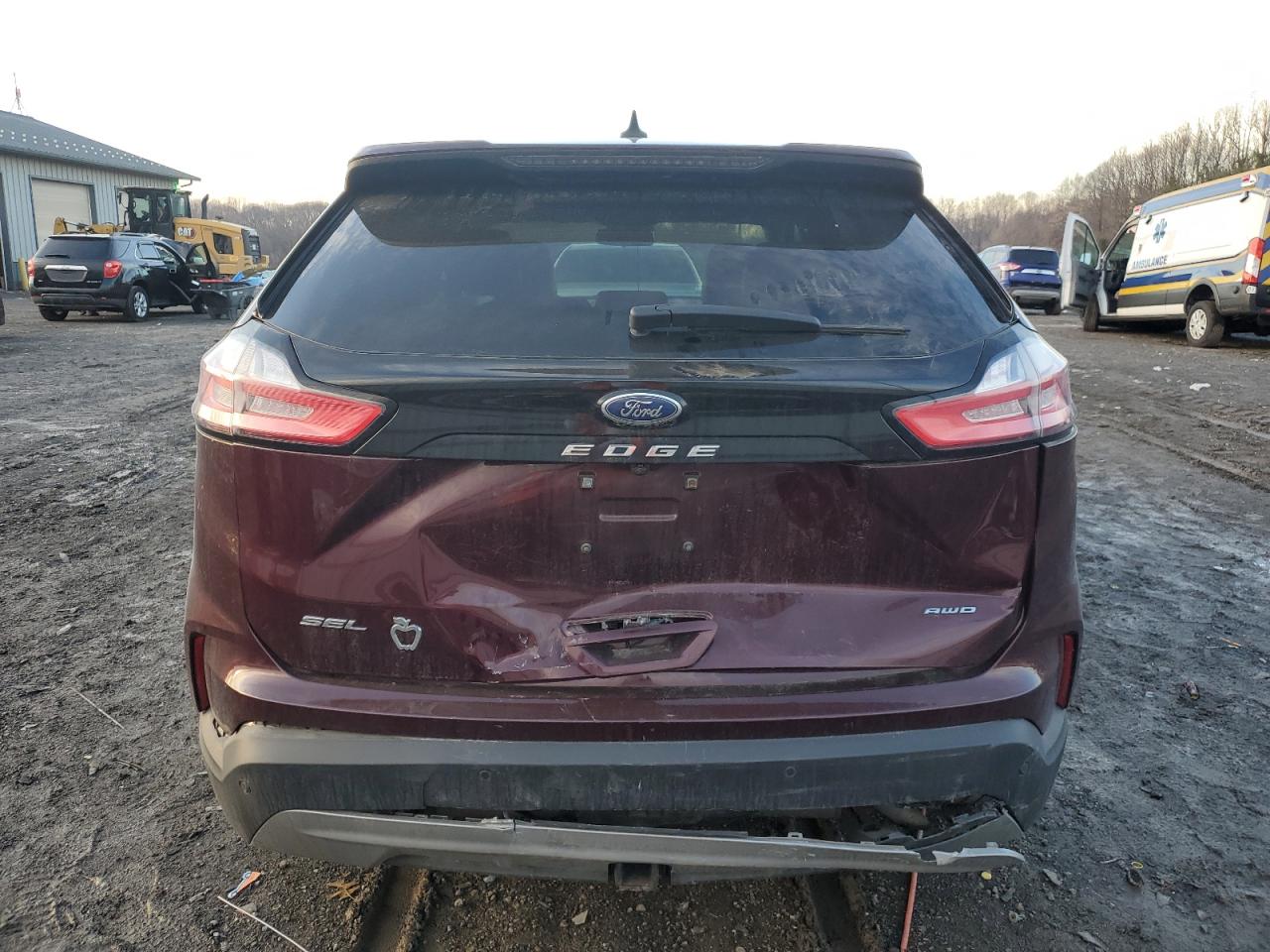 2021 Ford Edge VIN 2FMPK4J93MBA29988 Copart auction photo, rear end / minor dent/scratches damage thumbnail 6