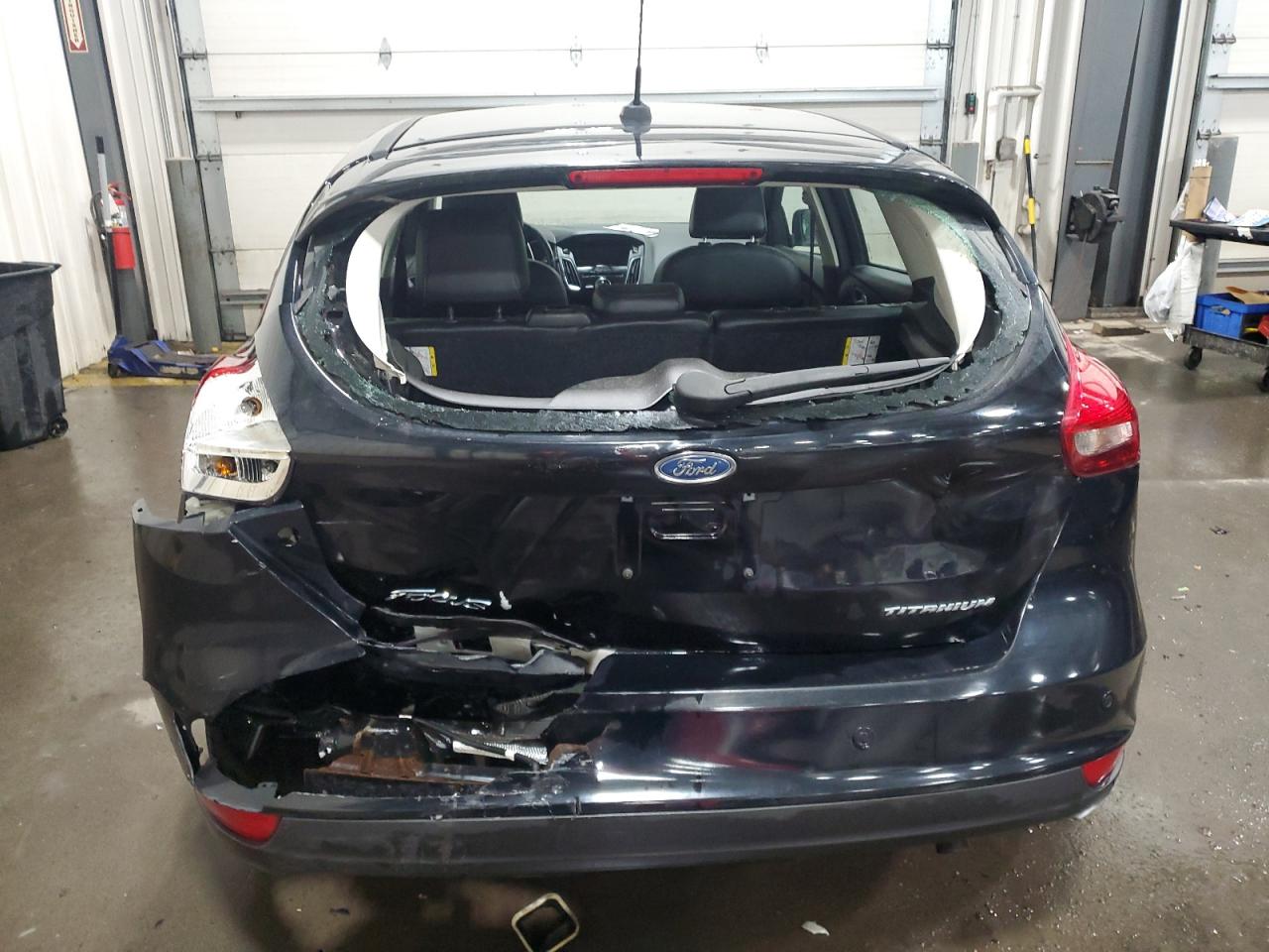 2017 Ford Focus VIN 1FADP3N29HL291333 Copart auction photo, rear end damage thumbnail 6