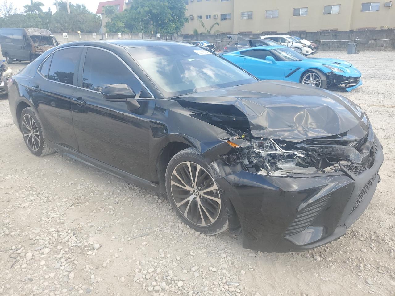 2019 Toyota Camry VIN 4T1B11HK5KU225233 Copart auction photo, front end / side damage thumbnail 4