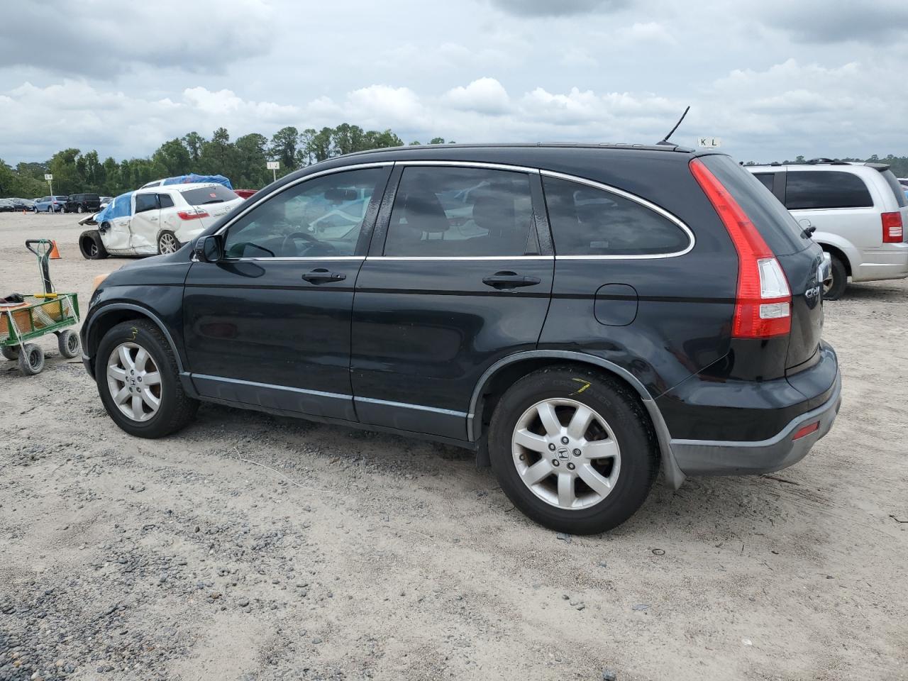 2009 Honda CR-V VIN JHLRE38749C000691 Copart auction photo, front end damage thumbnail 2