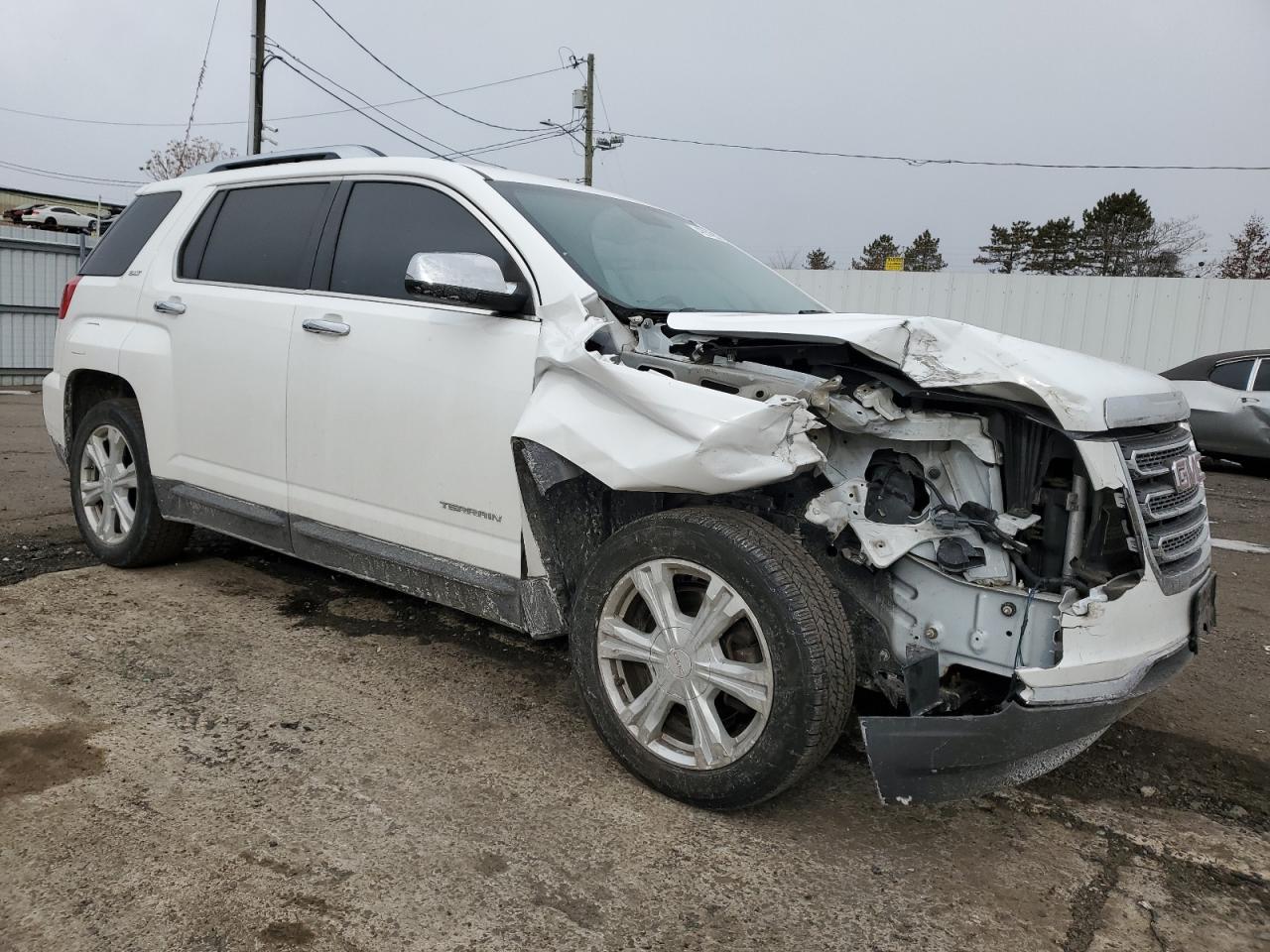 2017 GMC Terrain VIN 2GKALPEK8H6157393 Copart auction photo, front end damage thumbnail 4