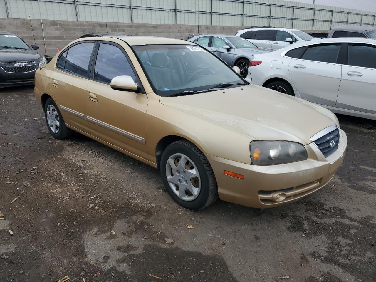 2004 Hyundai Elantra VIN KMHDN46D54U722871 Copart auction photo, normal wear damage thumbnail 4