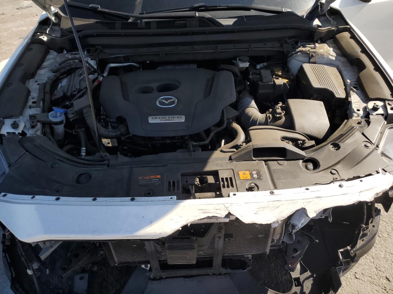 2022 Mazda CX-5 VIN JM3KFBAY5N0525299 Copart auction photo, front end / side damage thumbnail 12