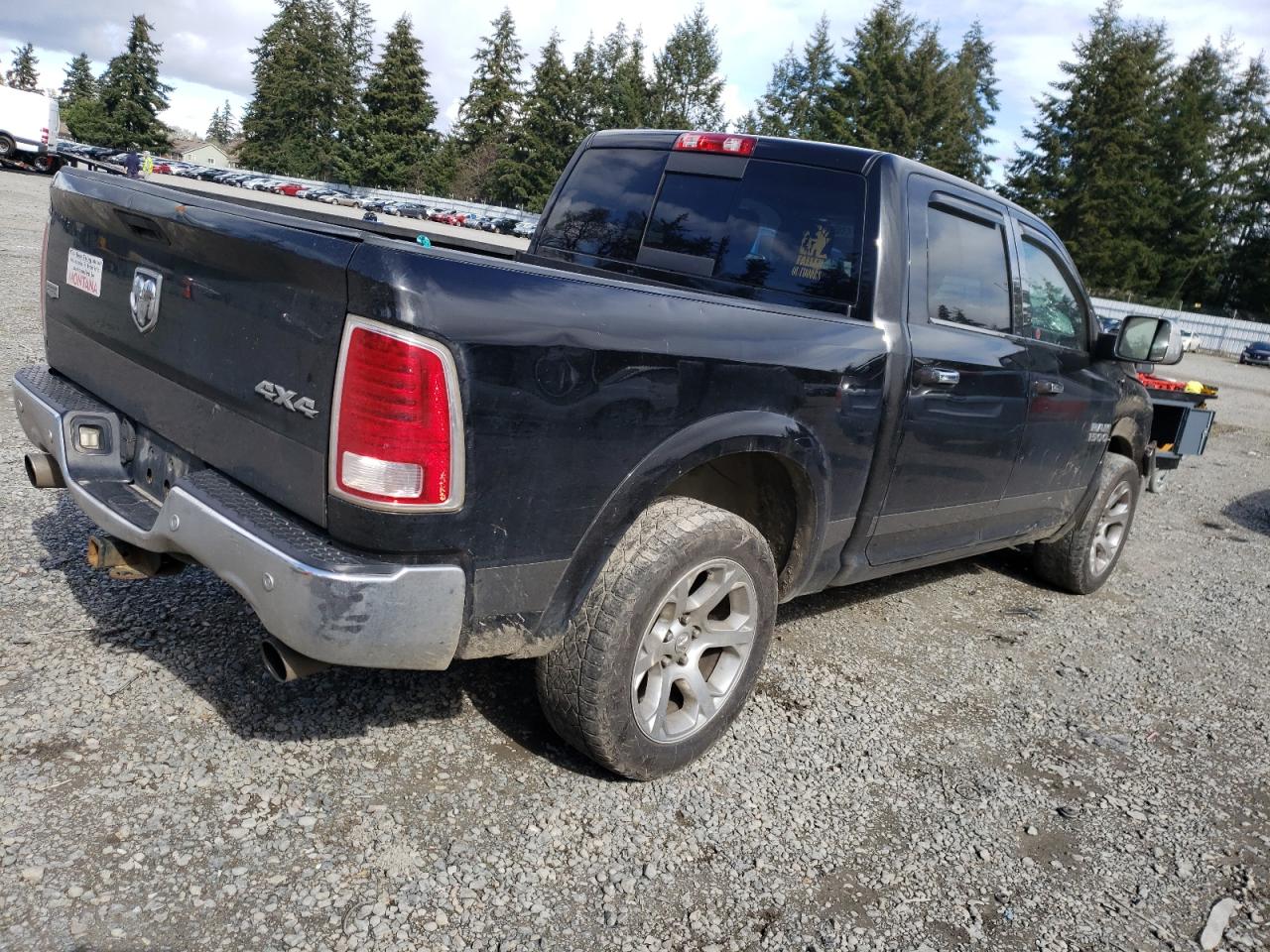 2014 RAM 1500 VIN 1C6RR7NT9ES220586 Copart auction photo, front end damage thumbnail 3