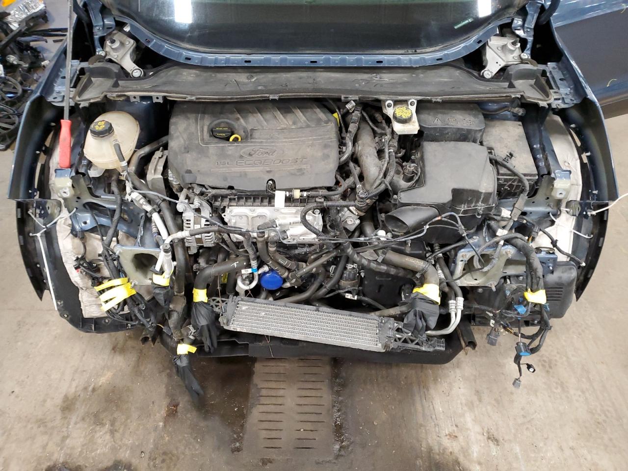 2018 Ford Escape VIN 1FMCU9GD5JUB43966 Copart auction photo, front end damage thumbnail 12