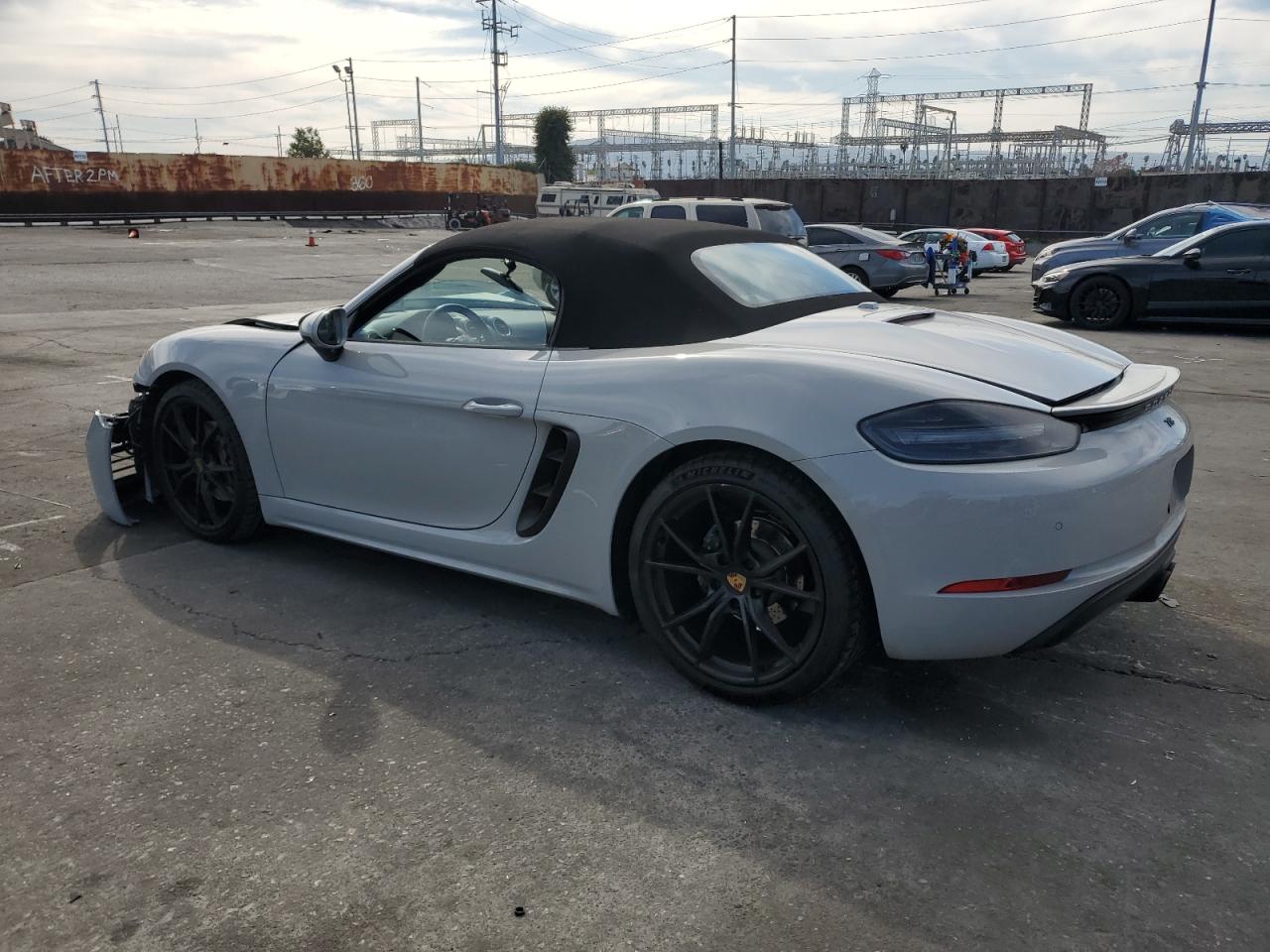 2021 Porsche Boxster VIN WP0CA2A80MS210358 Copart auction photo, front end damage thumbnail 2