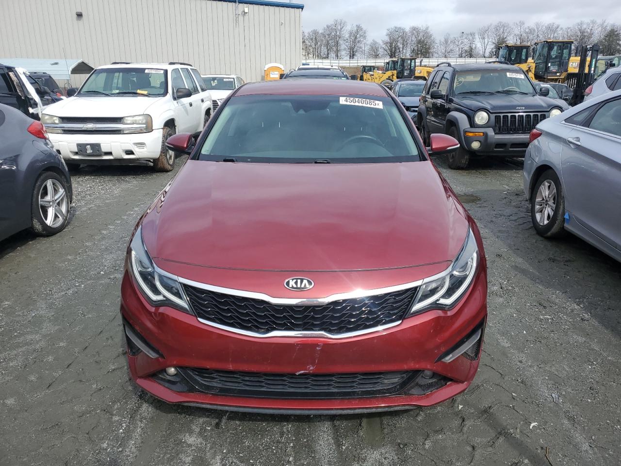 2019 KIA Optima VIN 5XXGT4L30KG353231 Copart auction photo, rear end damage thumbnail 5