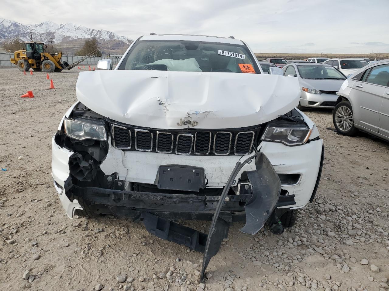 2019 Jeep Grand Cherokee VIN 1C4RJFBGXKC566587 Copart auction photo, front end damage thumbnail 5