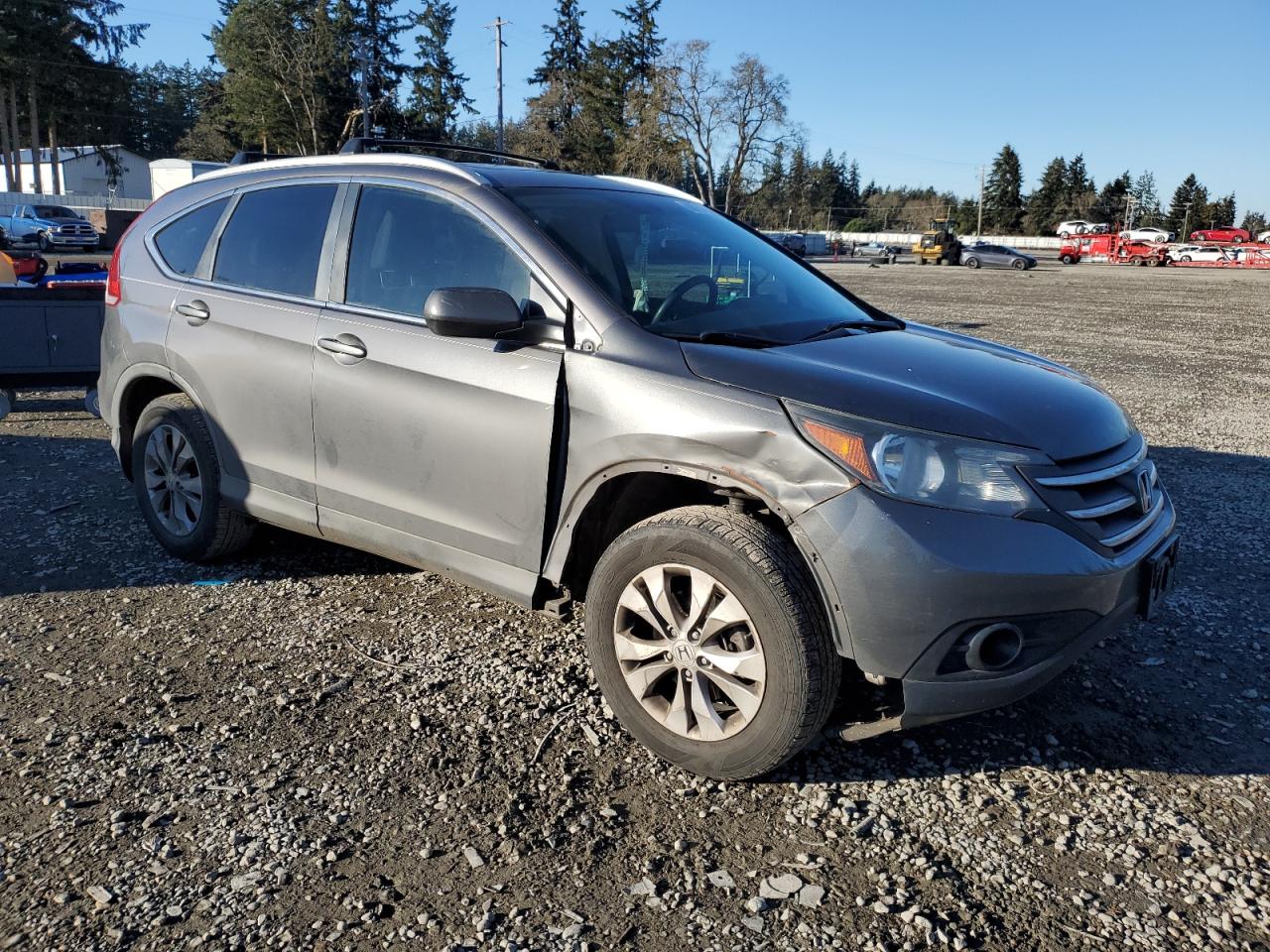 2013 Honda CR-V VIN 2HKRM3H5XDH515447 Copart auction photo, front end damage thumbnail 4