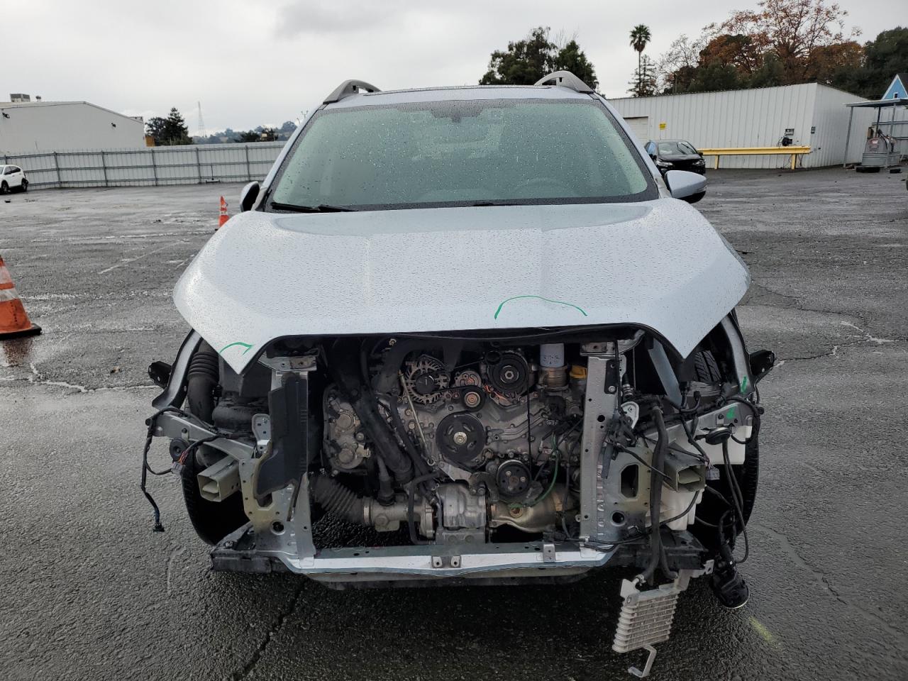 2019 Subaru Ascent VIN 4S4WMAPD1K3425270 Copart auction photo, front end / side damage thumbnail 5