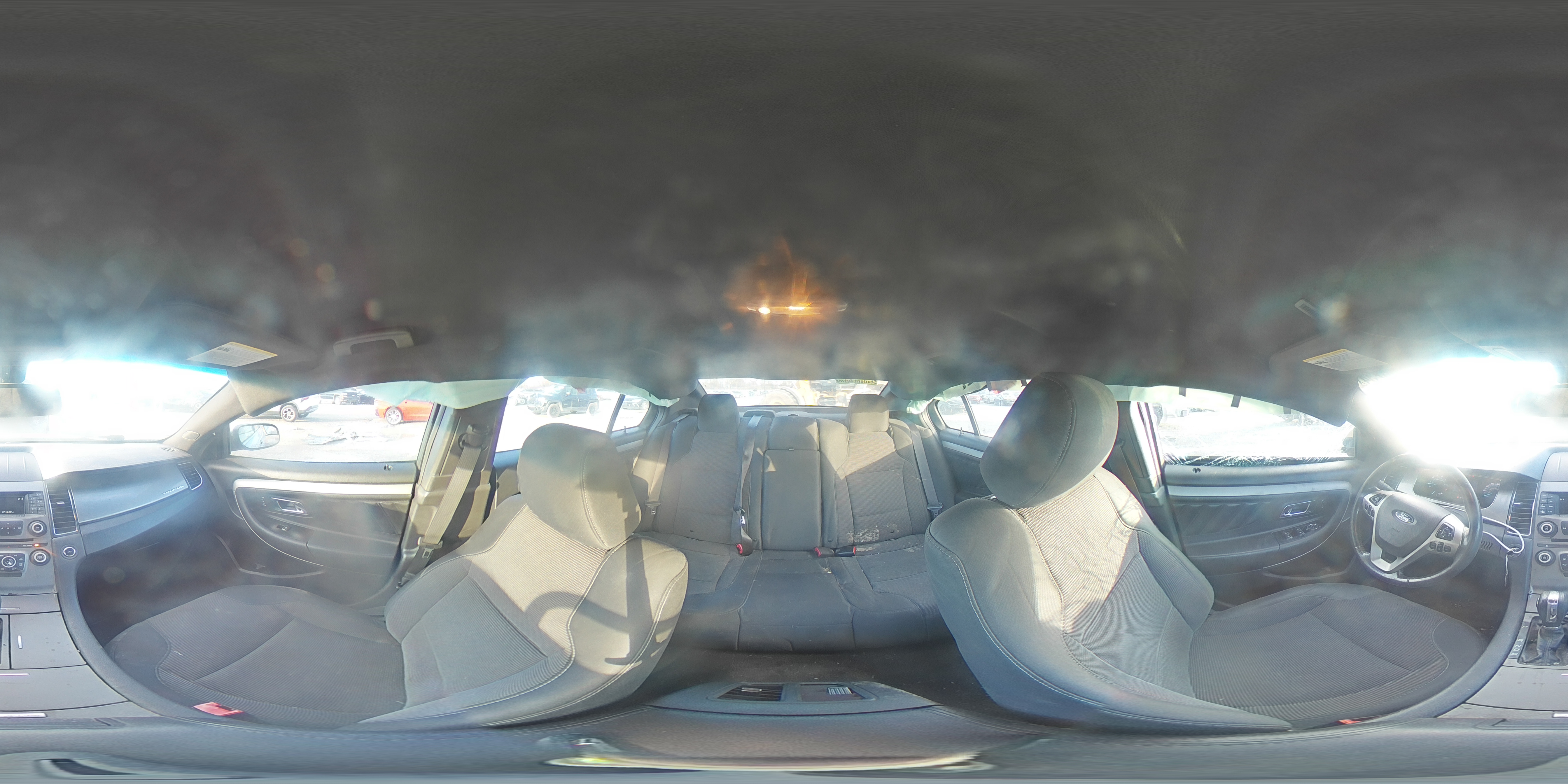 2015 Ford Taurus VIN 1FAHP2E80FG170468 Copart auction photo, side damage thumbnail 13