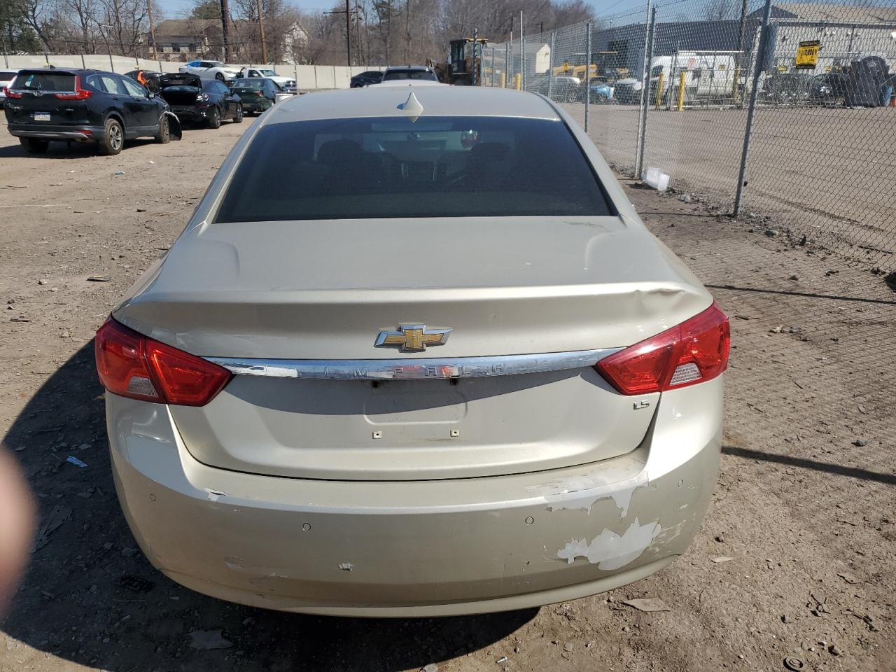 2014 Chevrolet Impala VIN 2G11Y5SL0E9203493 Copart auction photo, front end / rear end damage thumbnail 6