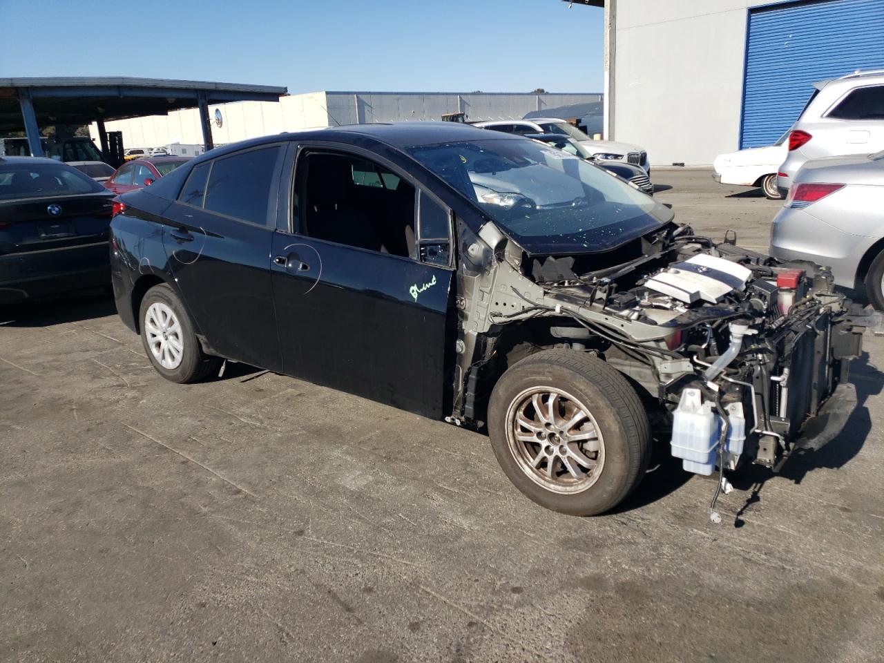 2019 Toyota Prius VIN JTDKARFU4K3080179 Copart auction photo, front end damage thumbnail 4