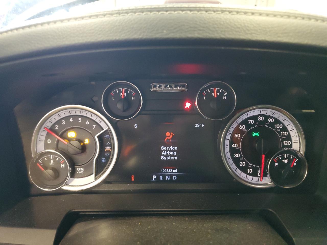 2017 RAM 1500 VIN 1C6RR7NT9HS661235 Copart auction photo, front end / side damage thumbnail 9