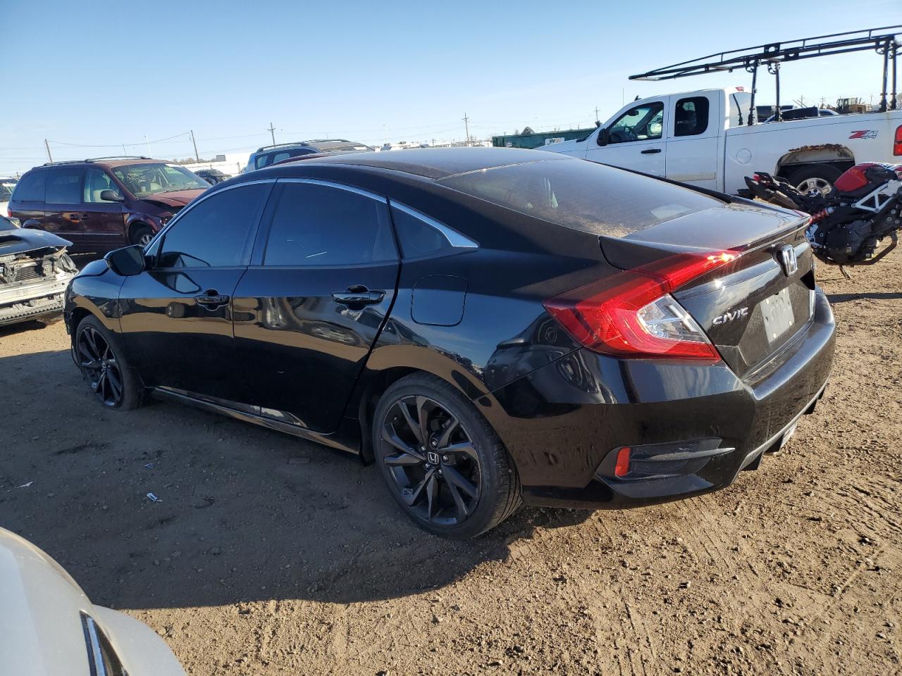 2019 Honda Civic VIN 19XFC2F89KE047824 Copart auction photo, front end damage thumbnail 2