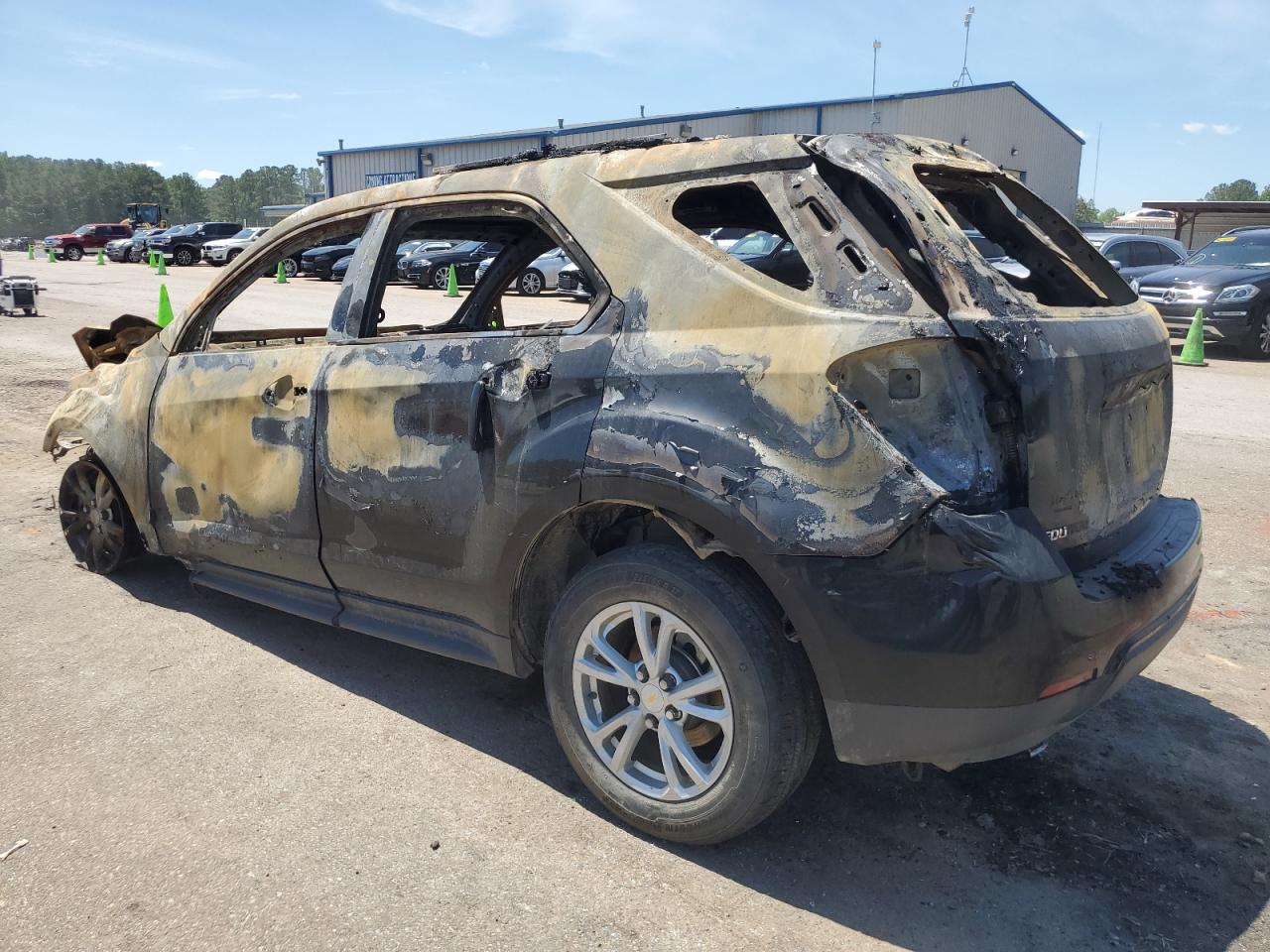 2017 Chevrolet Equinox VIN 2GNALCEK6H6250201 Copart auction photo, burn damage thumbnail 2