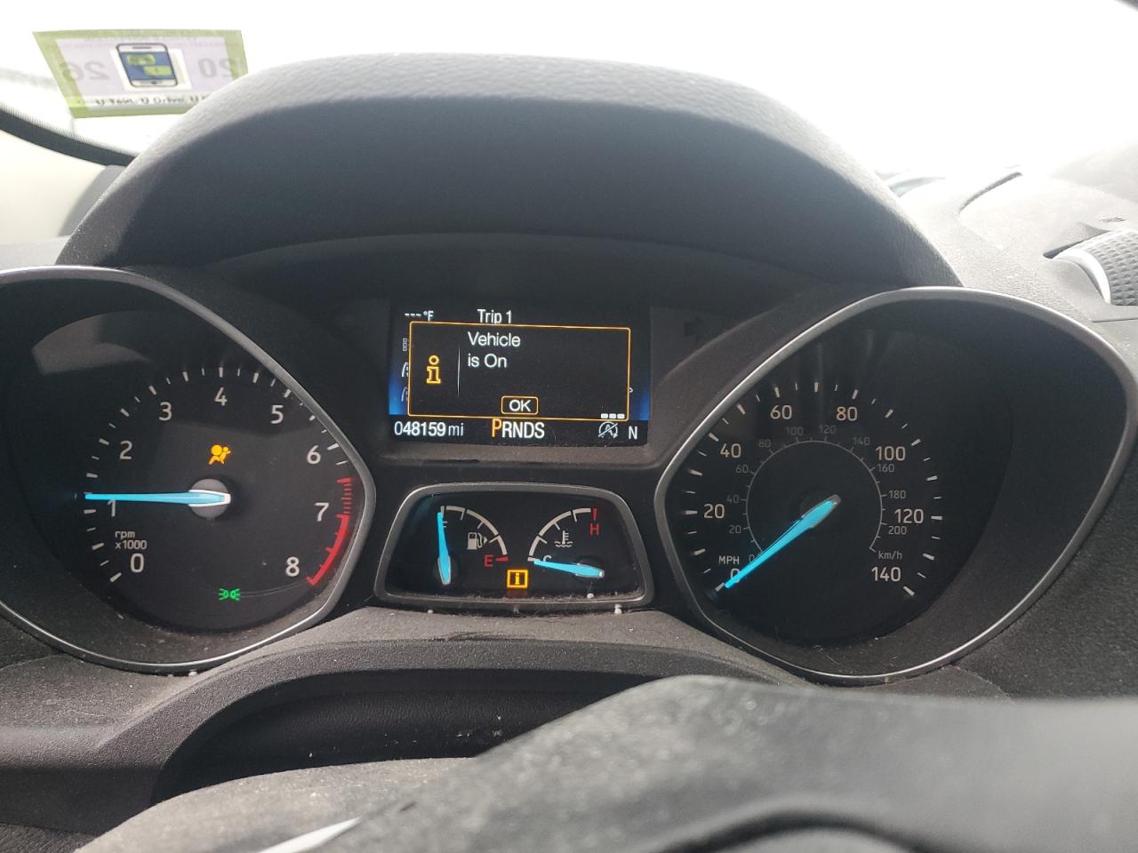 2019 Ford Escape VIN 1FMCU0J94KUA58117 Copart auction photo, front end damage thumbnail 9