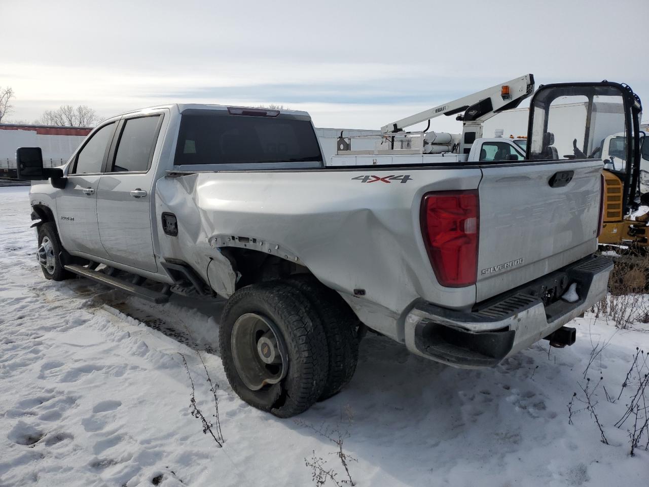 2022 Chevrolet Silverado VIN 1GC4YTEY9NF104999 Copart auction photo, rear end / front end damage thumbnail 2