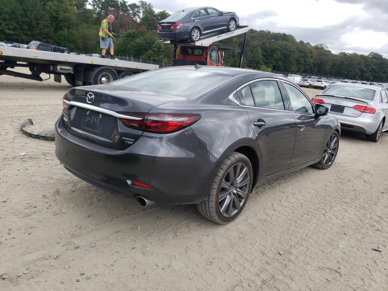 2021 Mazda 6 VIN JM1GL1TY5M1616600 Copart auction photo, front end / minor dent/scratches damage thumbnail 3