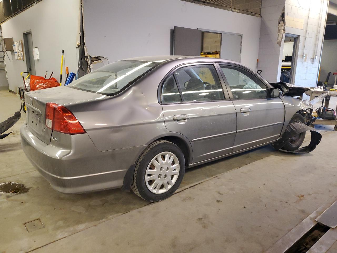 2004 Honda Civic VIN 1HGES16574L025427 Copart auction photo, front end damage thumbnail 3