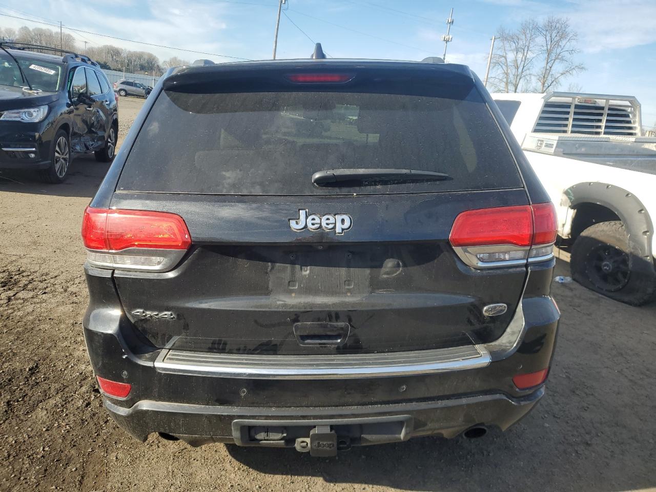 2014 Jeep Grand Cherokee VIN 1C4RJFCG8EC437489 Copart auction photo, front end / undercarriage damage thumbnail 6