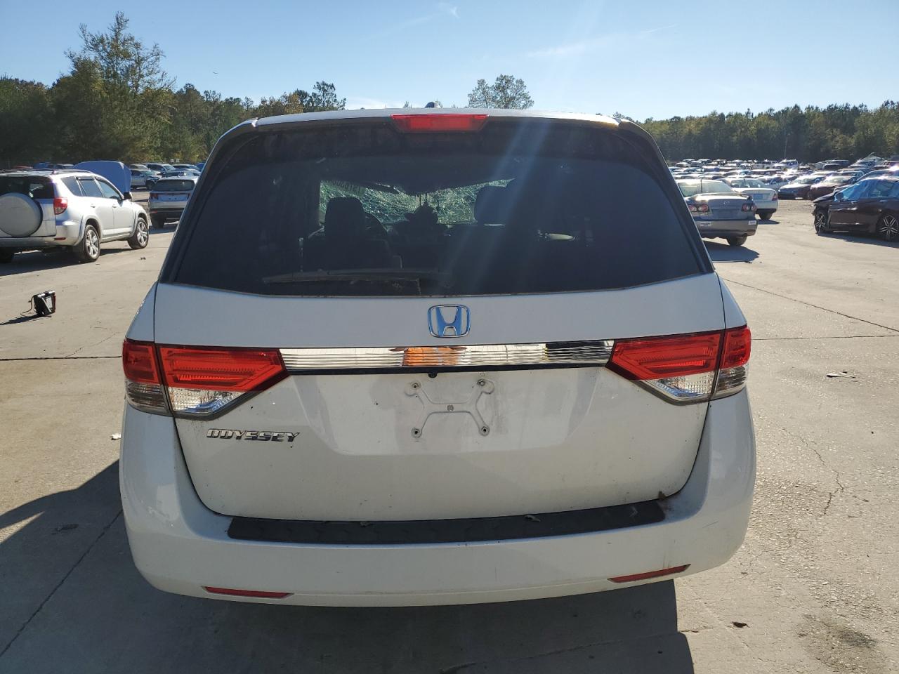 2016 Honda Odyssey VIN 5FNRL5H65GB152758 Copart auction photo, all over damage thumbnail 6
