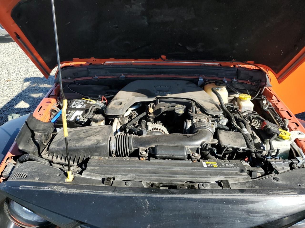 2018 Jeep Wrangler VIN 1C4GJXAG9JW282802 Copart auction photo, front end / water/flood damage thumbnail 12