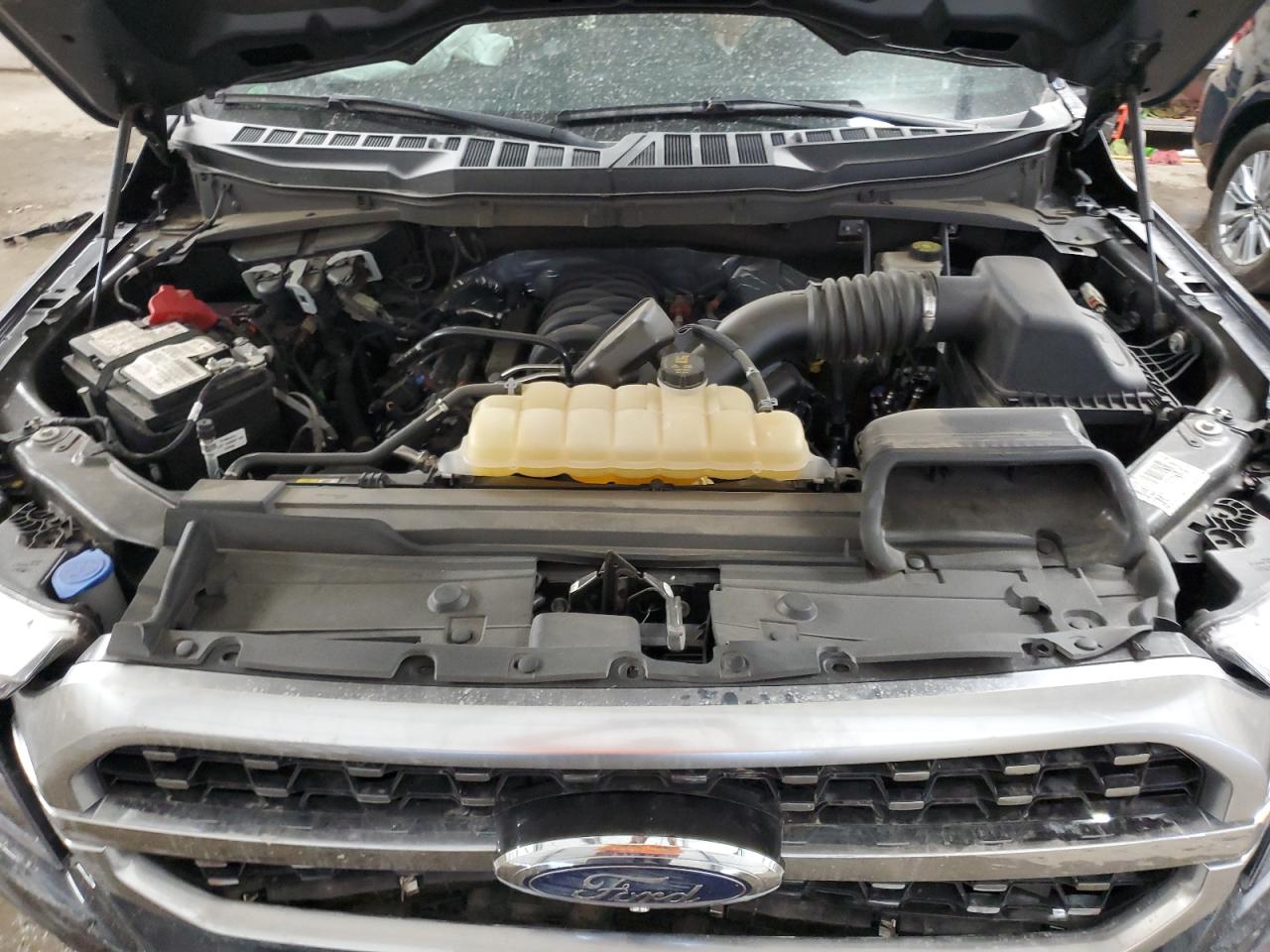 2021 Ford F-150 VIN 1FTFW1E56MFC11659 Copart auction photo, front end / side damage thumbnail 12