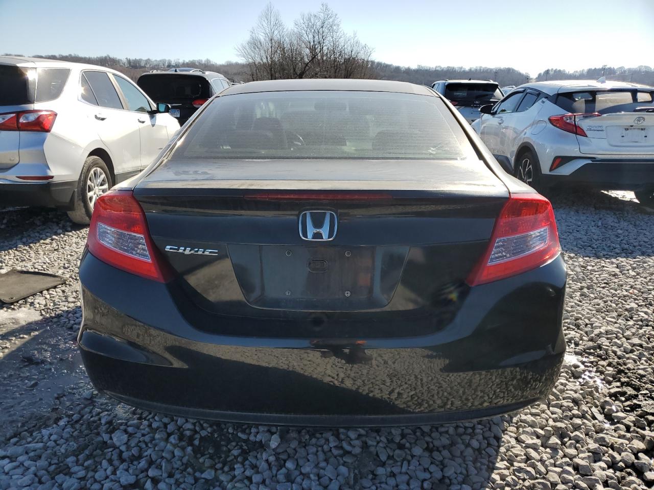 2012 Honda Civic VIN 2HGFG3B19CH542549 Copart auction photo, front end / side damage thumbnail 6