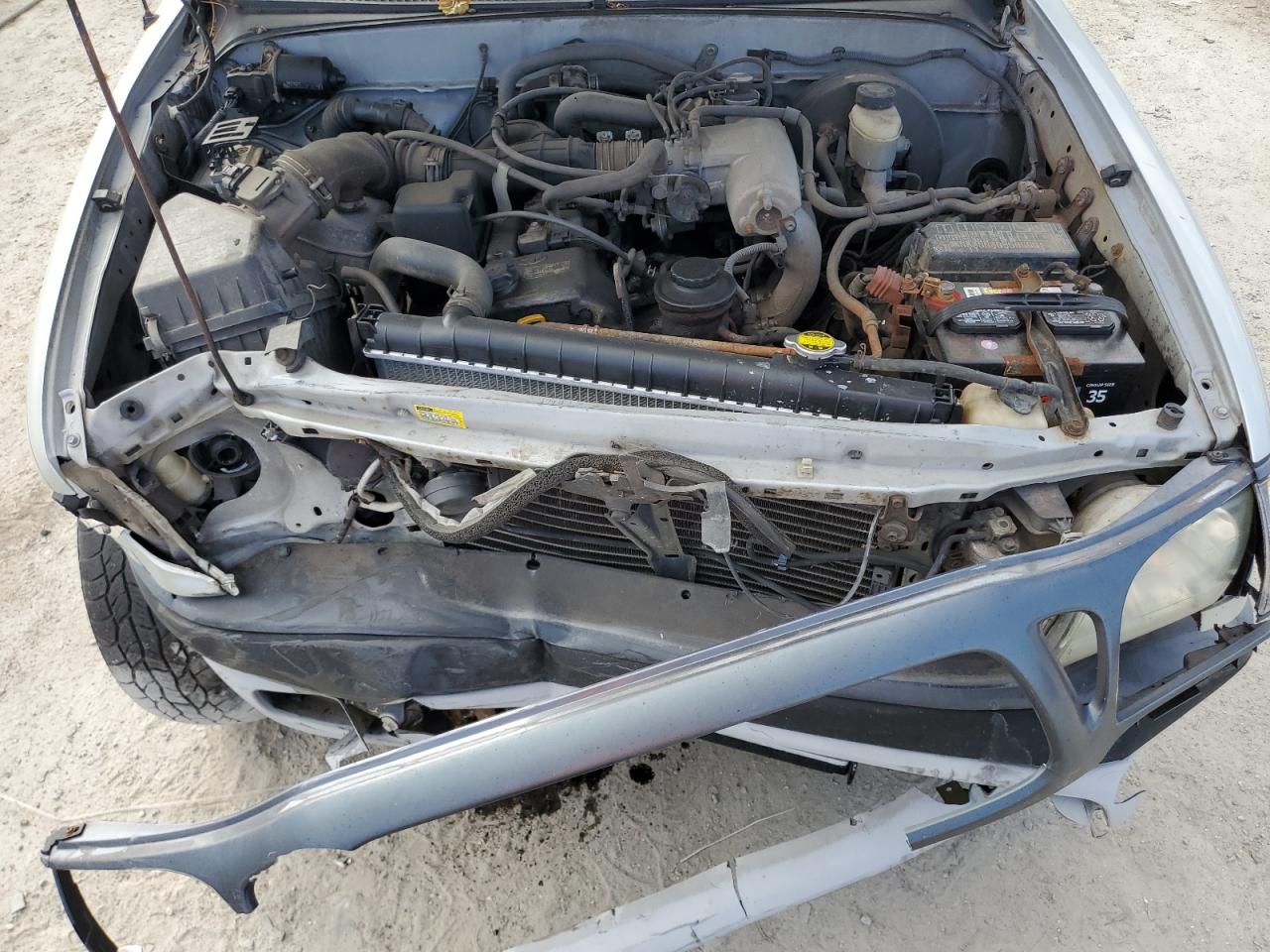 2004 Toyota Tacoma VIN 5TENM92N34Z415679 Copart auction photo, front end damage thumbnail 11