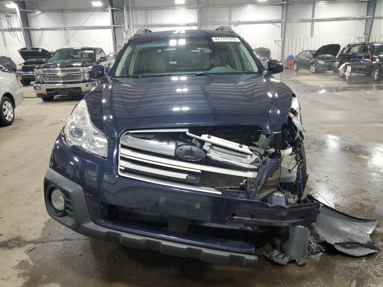 2013 Subaru Outback VIN 4S4BRBCCXD3313587 Copart auction photo, front end / rear end damage thumbnail 5