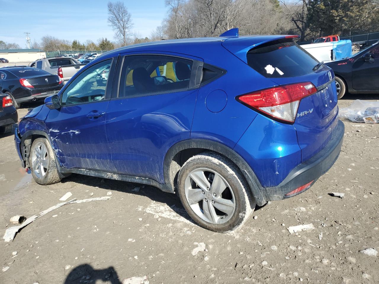 2019 Honda HR-V VIN 3CZRU6H55KM702680 Copart auction photo, all over damage thumbnail 2