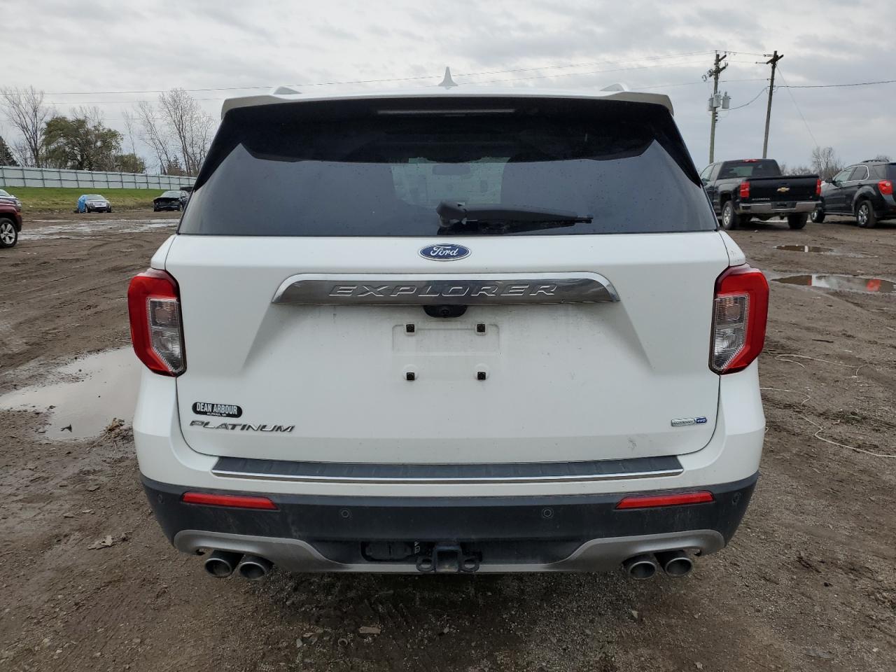 2020 Ford Explorer VIN 1FM5K8HC3LGA51920 Copart auction photo, front end / mechanical damage thumbnail 6