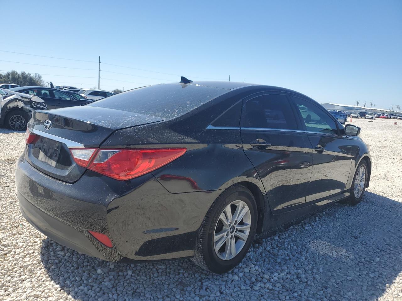 2014 Hyundai Sonata VIN 5NPEB4ACXEH921121 Copart auction photo, side / minor dent/scratches damage thumbnail 3