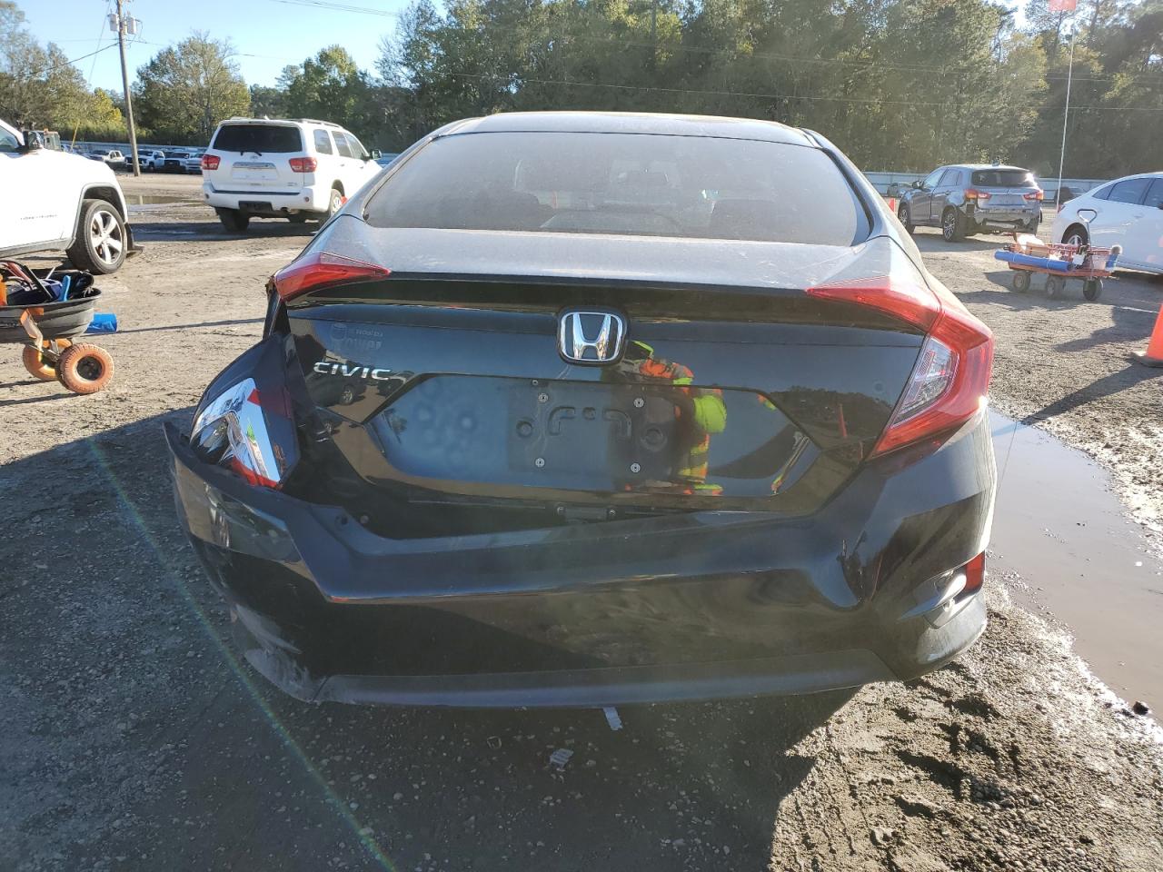 2016 Honda Civic VIN 19XFC2F7XGE078174 Copart auction photo, front end damage thumbnail 6