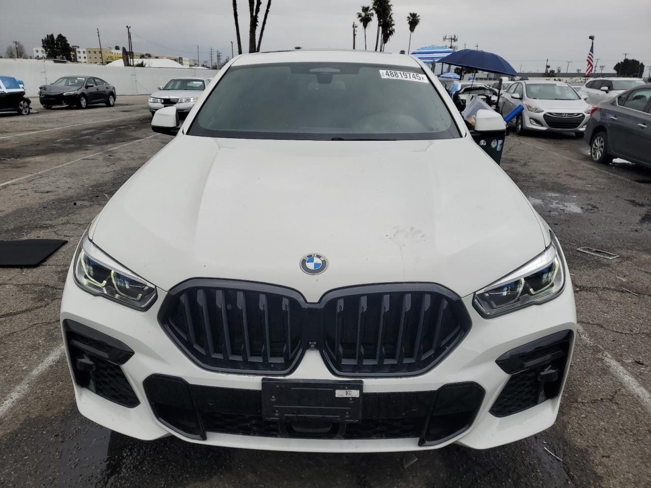 2022 BMW X6 VIN 5UXCY6C08N9J21980 Copart auction photo, rear end damage thumbnail 5