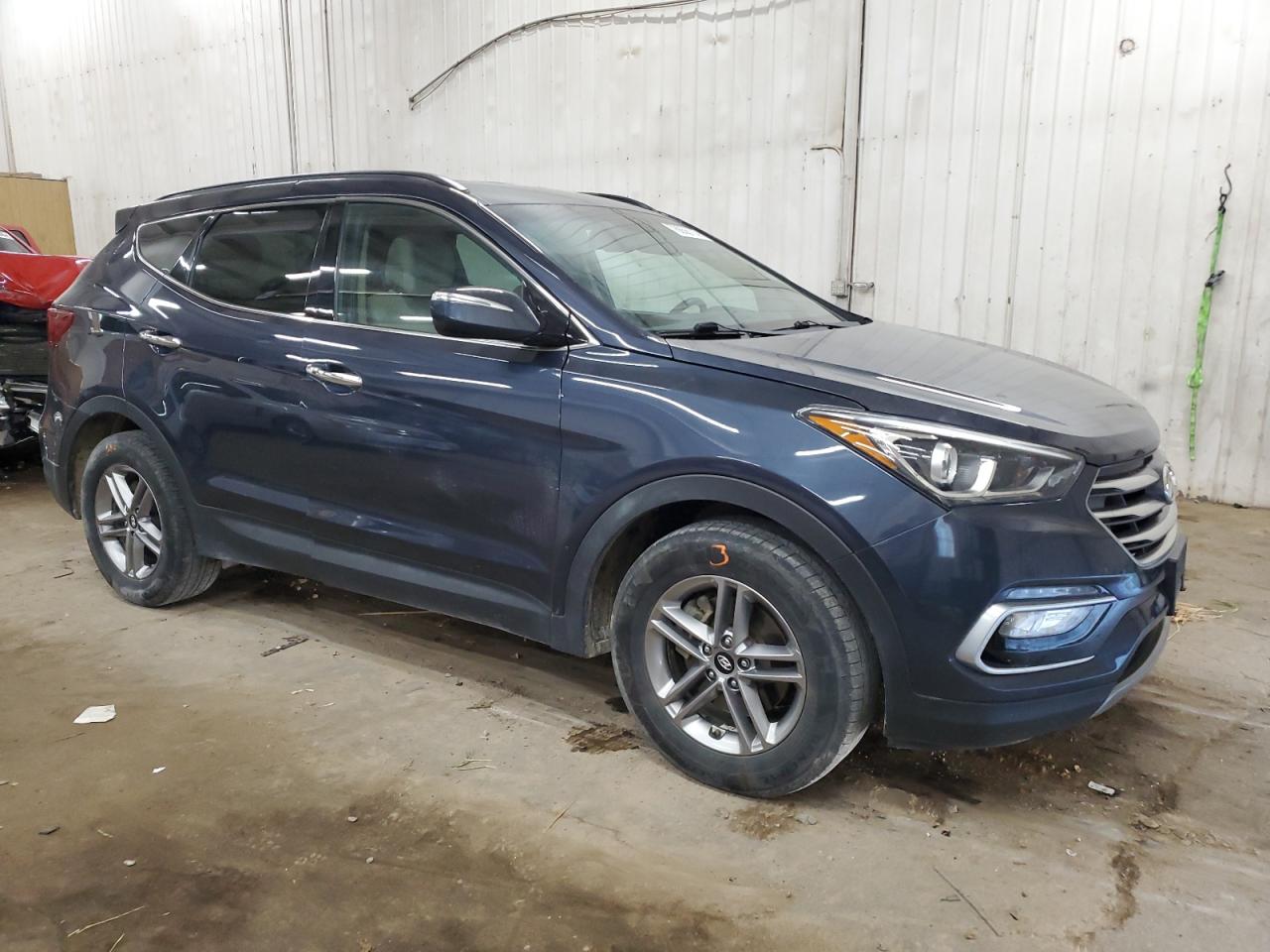 2018 Hyundai Santa Fe VIN 5XYZUDLB6JG512986 Copart auction photo, hail damage thumbnail 4