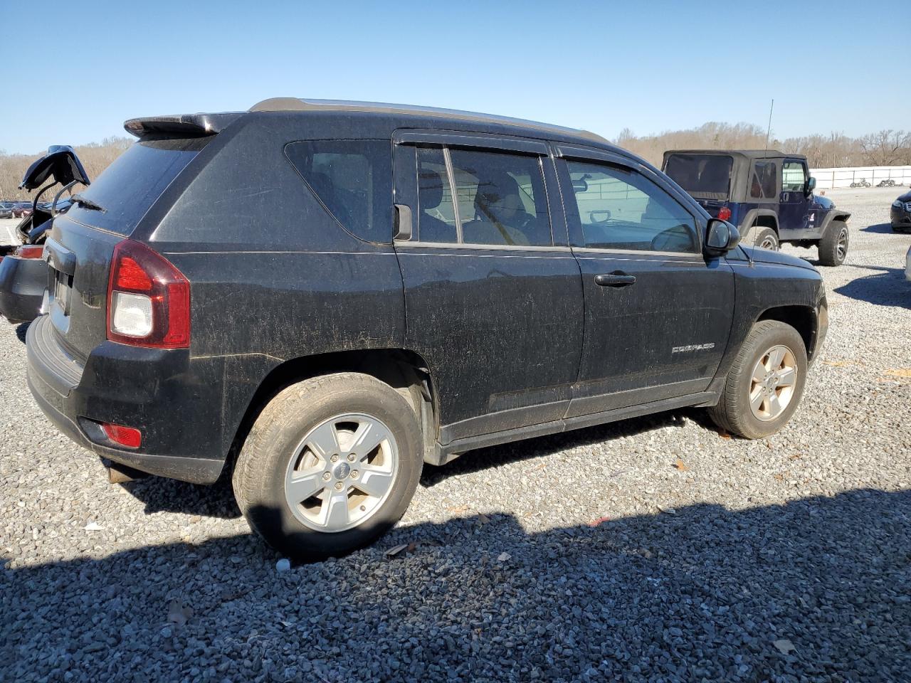 2014 Jeep Compass VIN 1C4NJCBA7ED801132 Copart auction photo, mechanical / rear end damage thumbnail 3