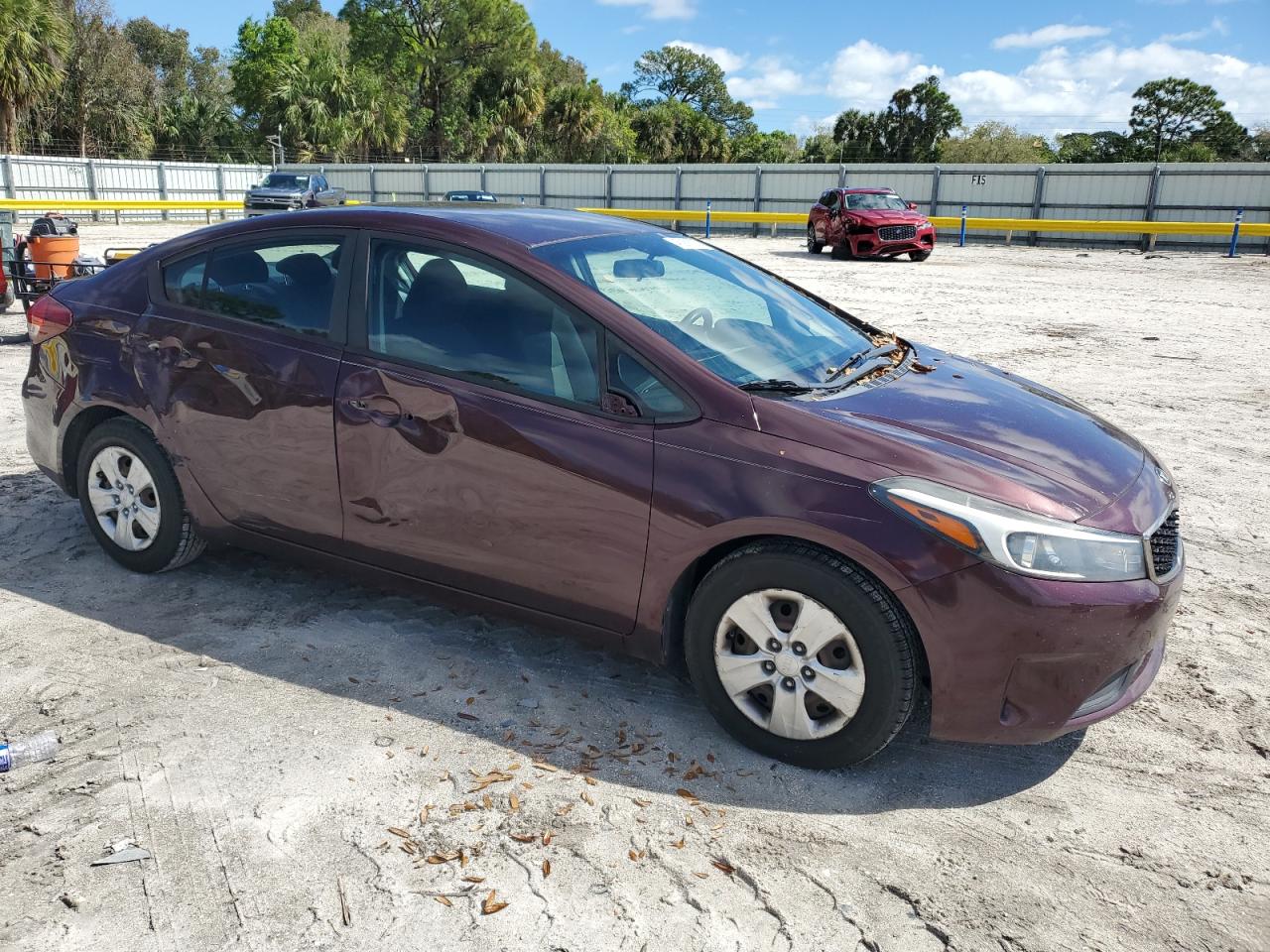 2017 KIA Forte VIN 3KPFK4A75HE053495 Copart auction photo, side damage thumbnail 4