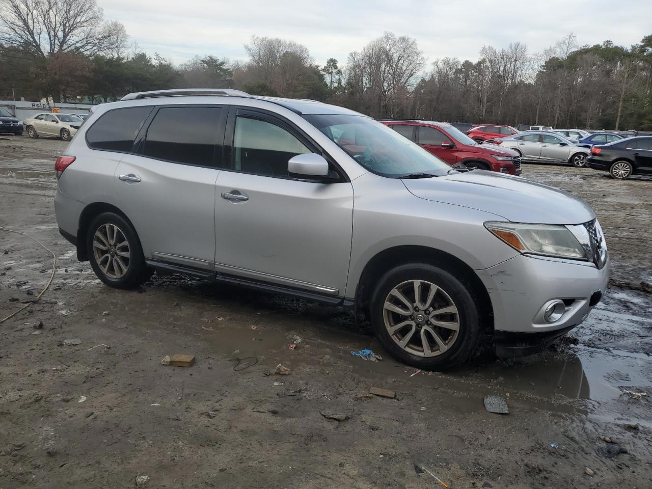 2014 Nissan Pathfinder VIN 5N1AR2MM9EC709756 Copart auction photo, side damage thumbnail 4