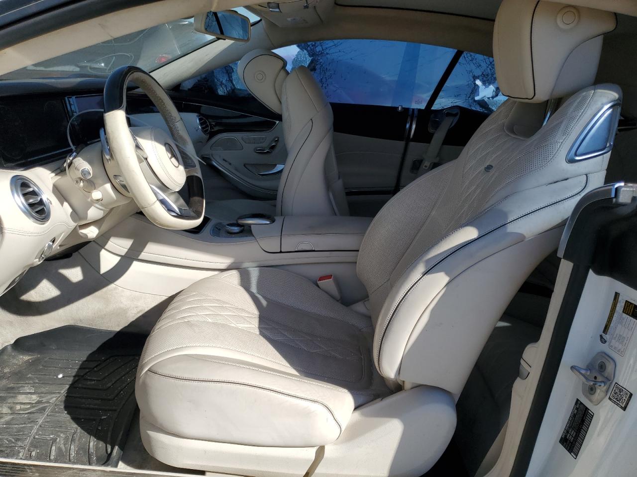 2016 Mercedes-Benz S-klasse VIN WDDXJ8FB5GA012447 Copart auction photo, front end / side damage thumbnail 7