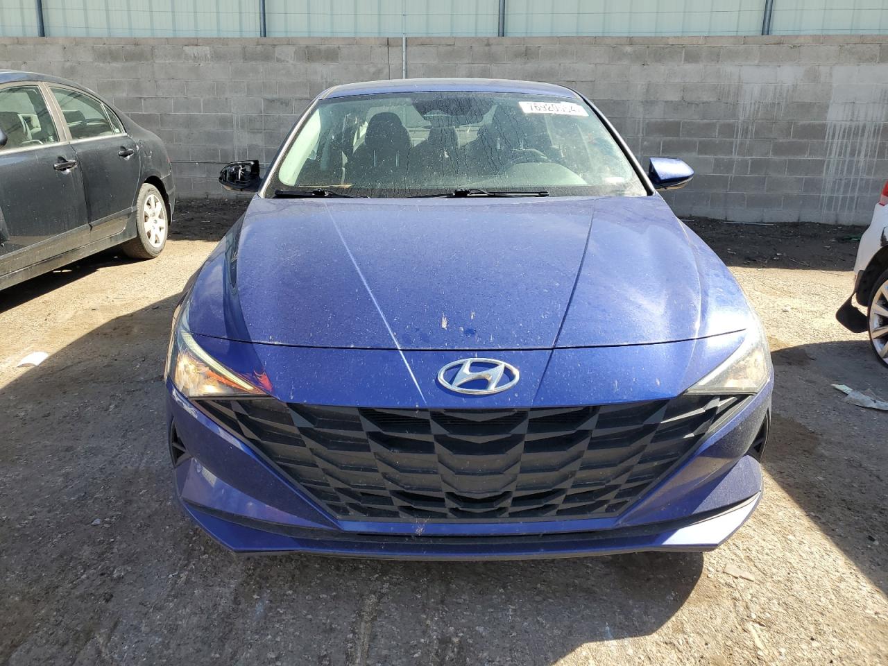 2021 Hyundai Elantra VIN 5NPLM4AG7MH038290 Copart auction photo, side damage thumbnail 5