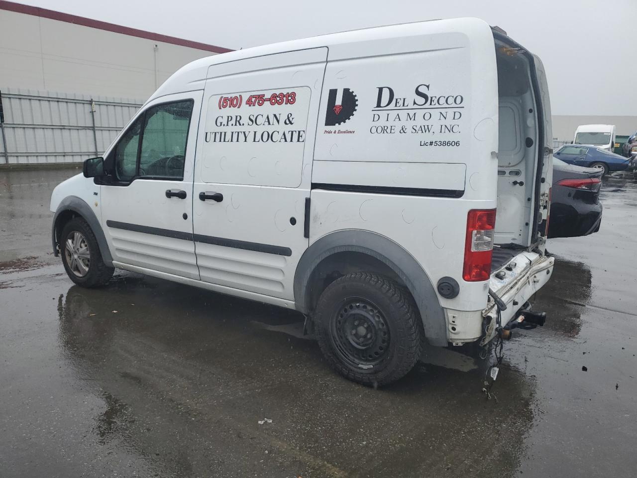 2012 Ford Transit VIN NM0LS7DN5CT114632 Copart auction photo, rear end / side damage thumbnail 2