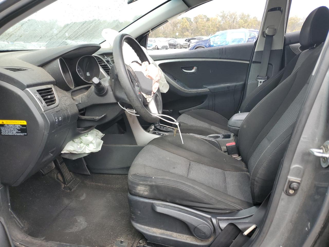 2017 Hyundai Elantra VIN KMHD35LHXHU350338 Copart auction photo, side damage thumbnail 7