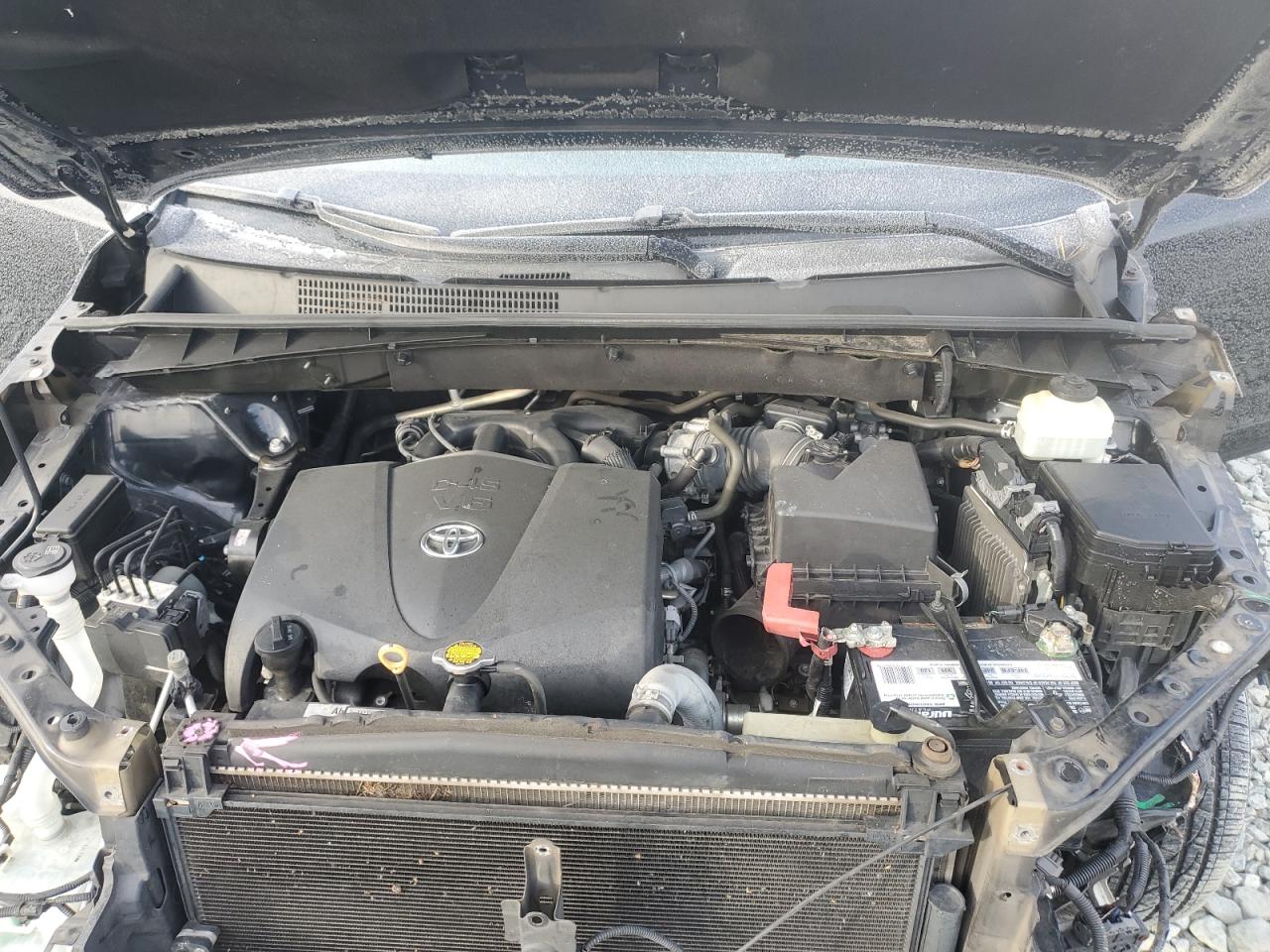 2017 Toyota Highlander VIN 5TDDZRFH7HS401076 Copart auction photo, front end / side damage thumbnail 14