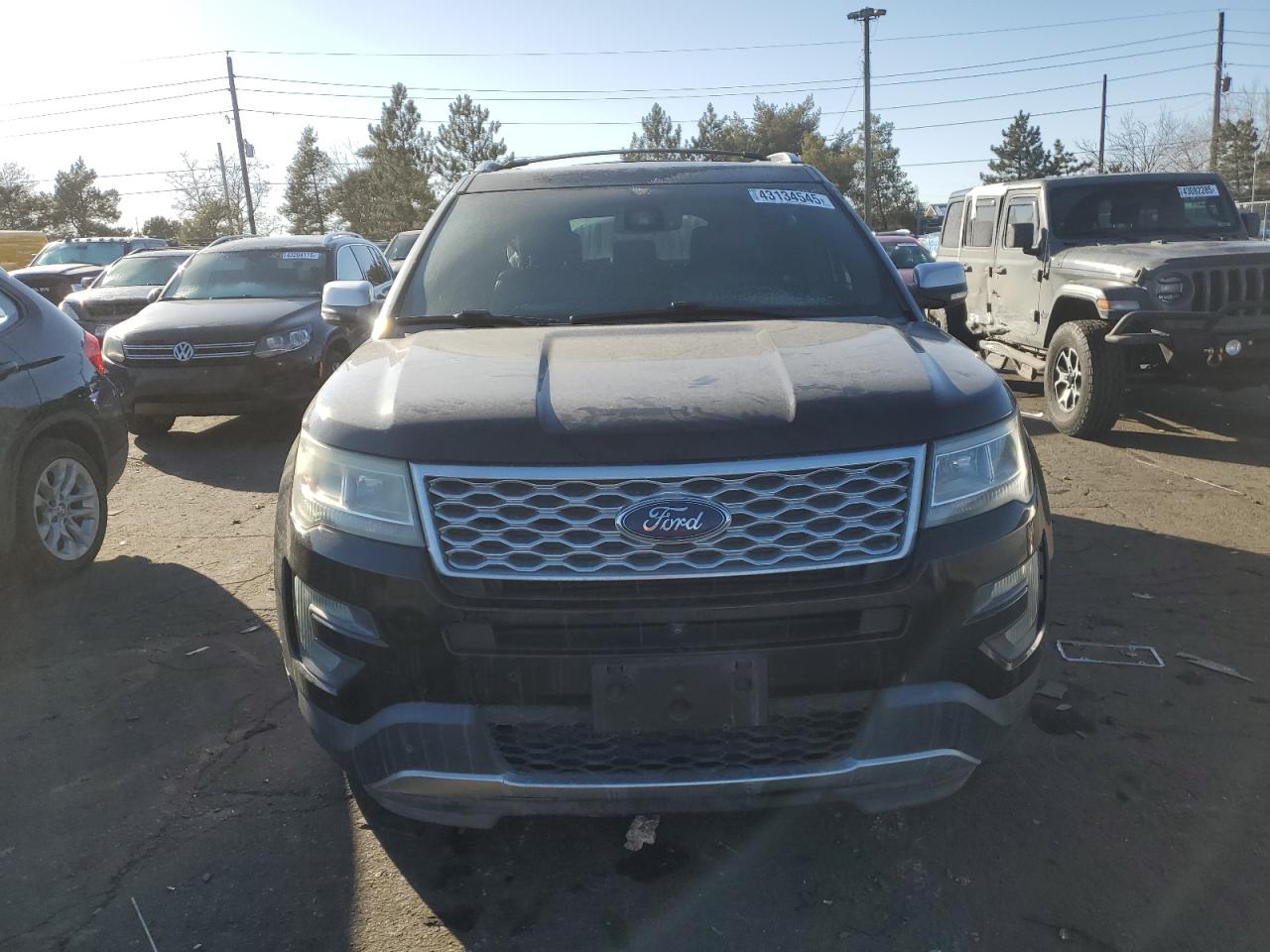 2016 Ford Explorer VIN 1FM5K8HTXGGC66636 Copart auction photo, side damage thumbnail 5