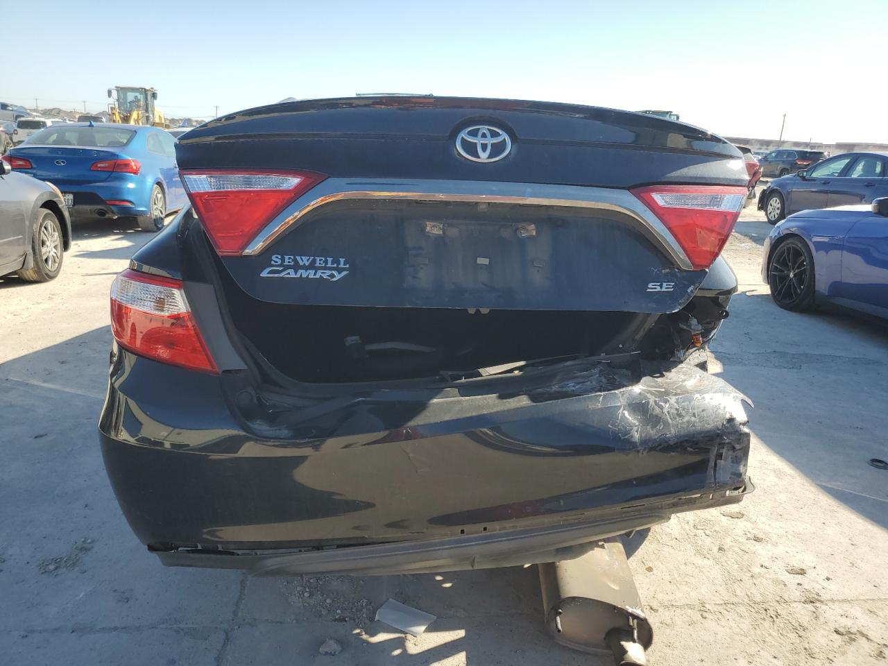 2016 Toyota Camry VIN 4T1BF1FK7GU234074 Copart auction photo, rear end damage thumbnail 6