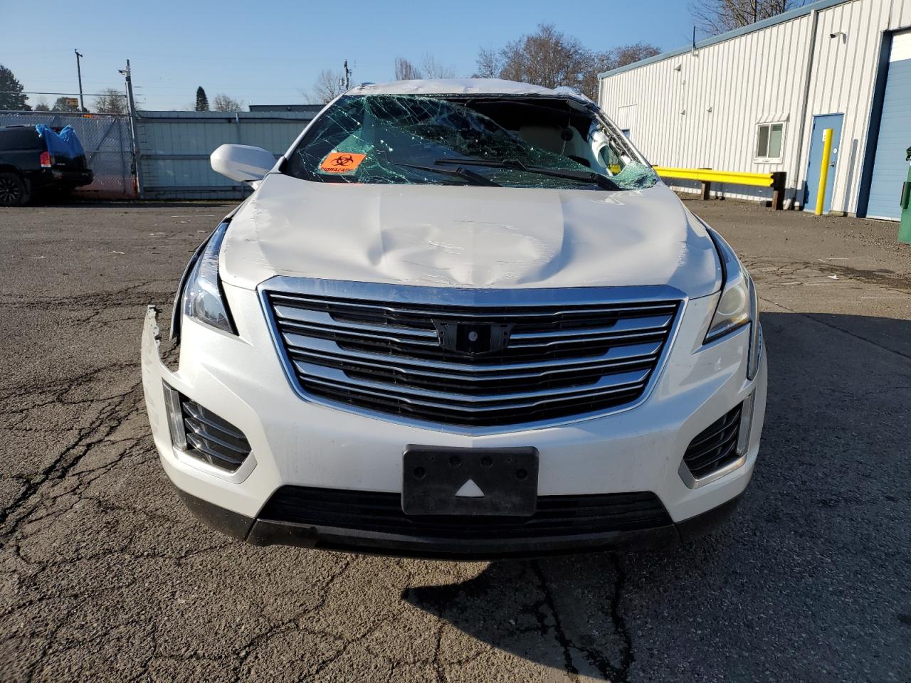 2017 Cadillac XT5 VIN 1GYKNARSXHZ117459 Copart auction photo, all over / top/roof damage thumbnail 5