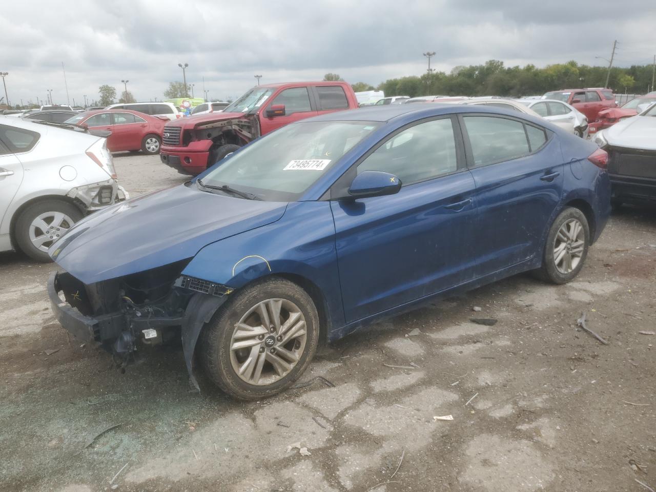 2020 Hyundai Elantra VIN 5NPD84LF4LH514930
